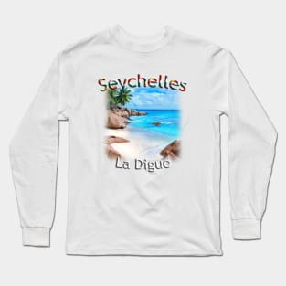 Seychelles - La Digue - Anse Patates Long Sleeve T-Shirt